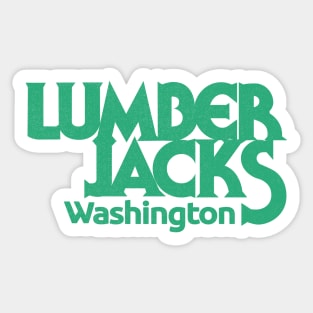 Short-lived Washington Lumberjacks Basketball Sticker